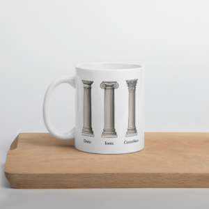 "Strong as a Column" Mug